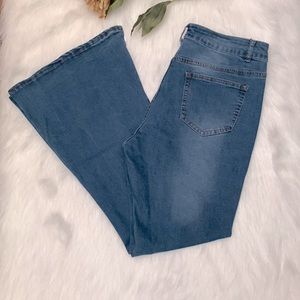 Bamboo flare Bottom jeans sz 15